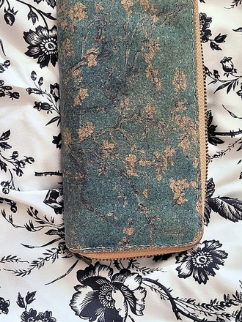 Van Gogh Almond Blossom Blue & Brown Wallet